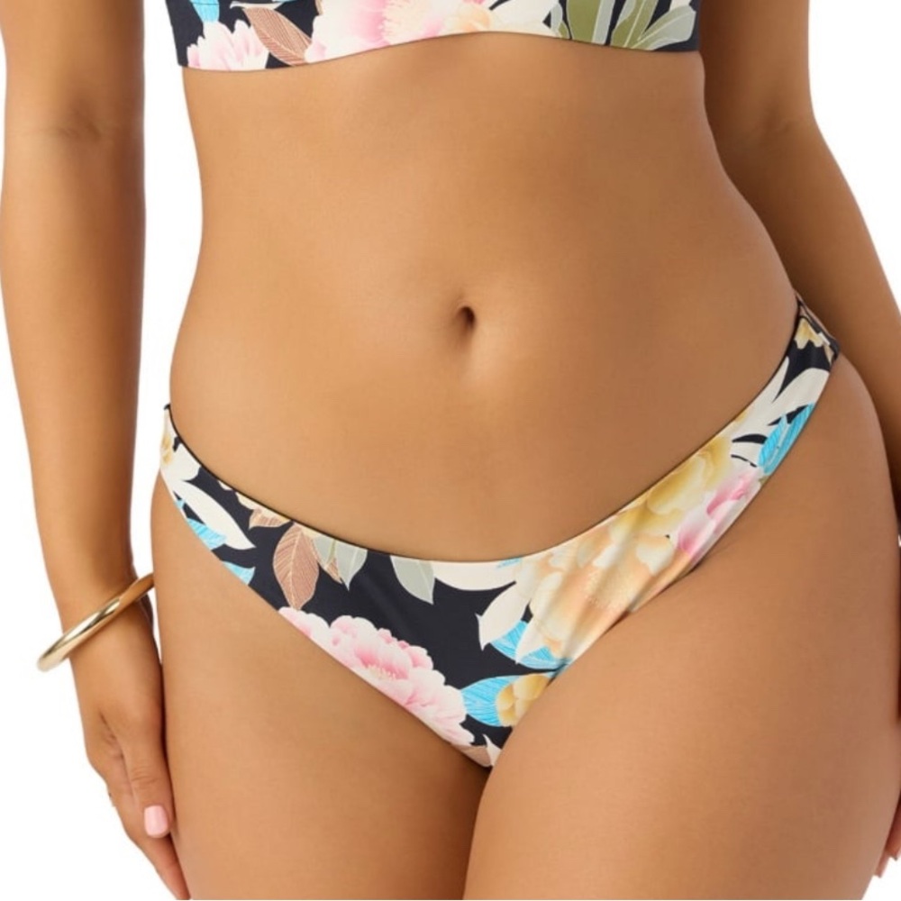 O'Neill Black Floral Bikini Bottom